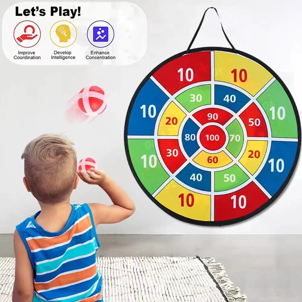 Kids Outdoor Garden Toys - Children with Sticky Ball Large Dart