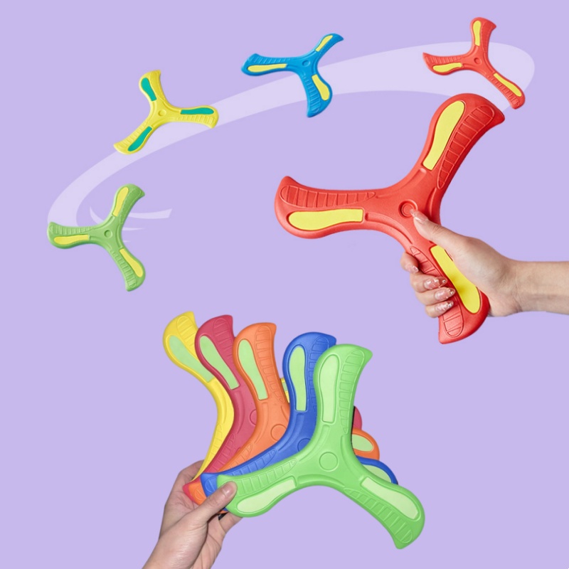 Kids Outdoor Volleyball - Soft Three-leaf Cross Boomerang - Children