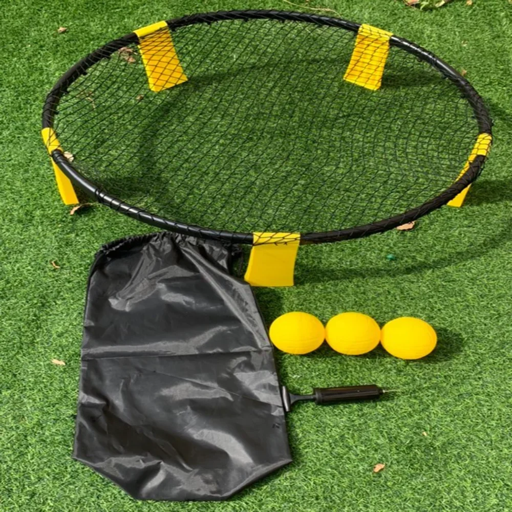 Kids Outdoor Volleyball - Beach Volleyball Mini Game Set Outdoor