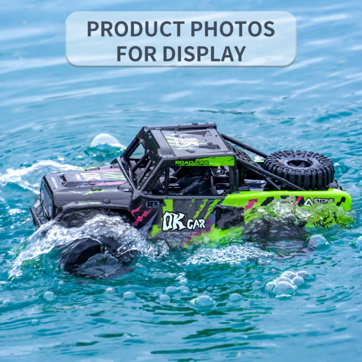 Kids Outdoor Electric Car - Amphibious RC Car 4WD Off-Road Climbing