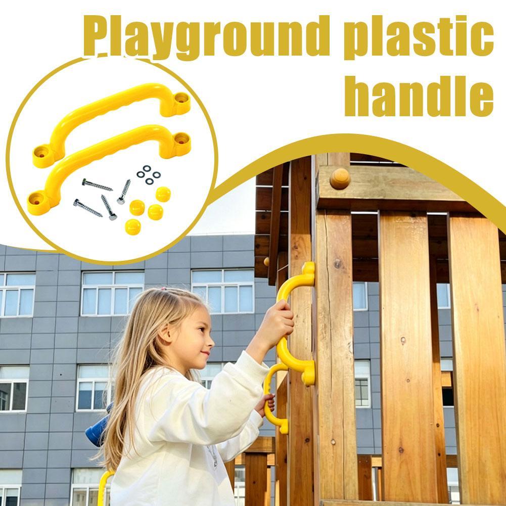 Kids Outdoor Gym Equipment - Playground Safety Handles For Climbing Frame