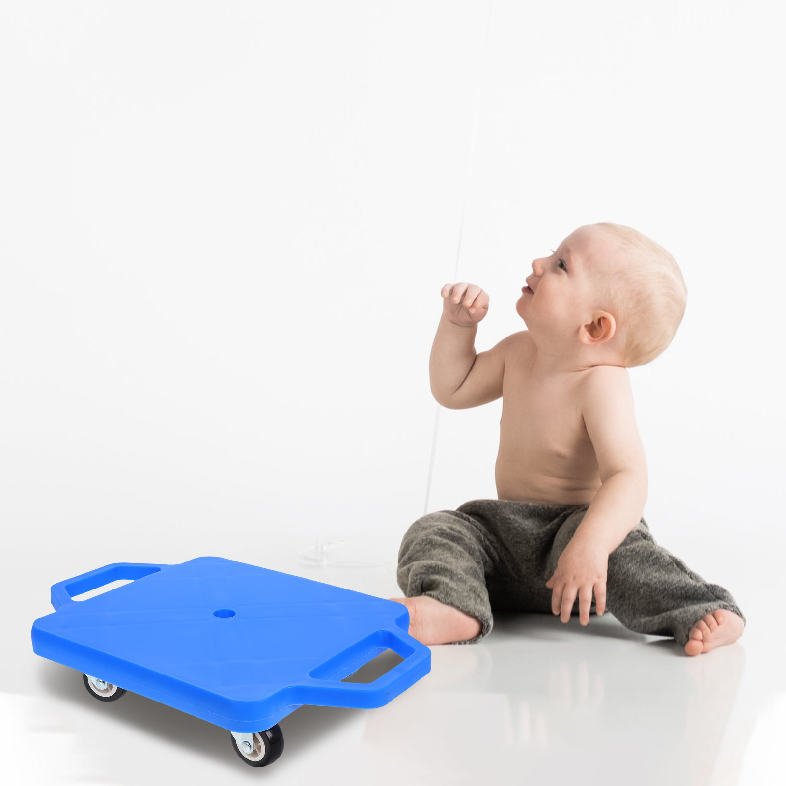 Kids Outdoor Flooring - Sensory Training Kids Plastic Sitting Scooter
