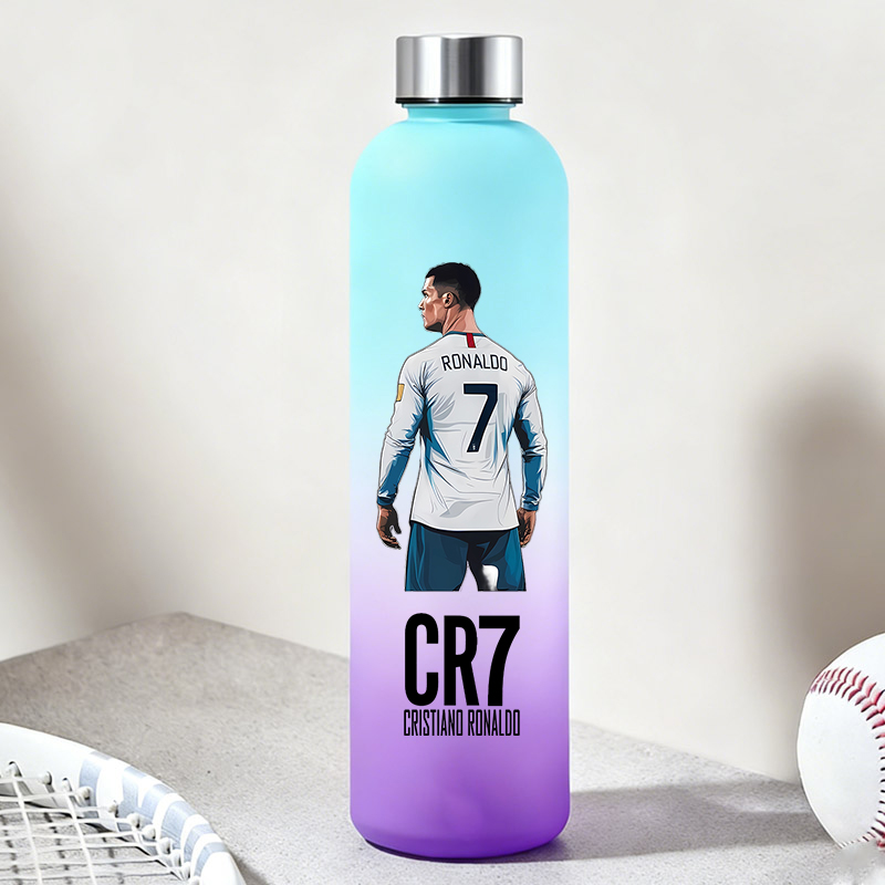 Kids Outdoor Water - 900ML CR7 Water Bottles Casual Football