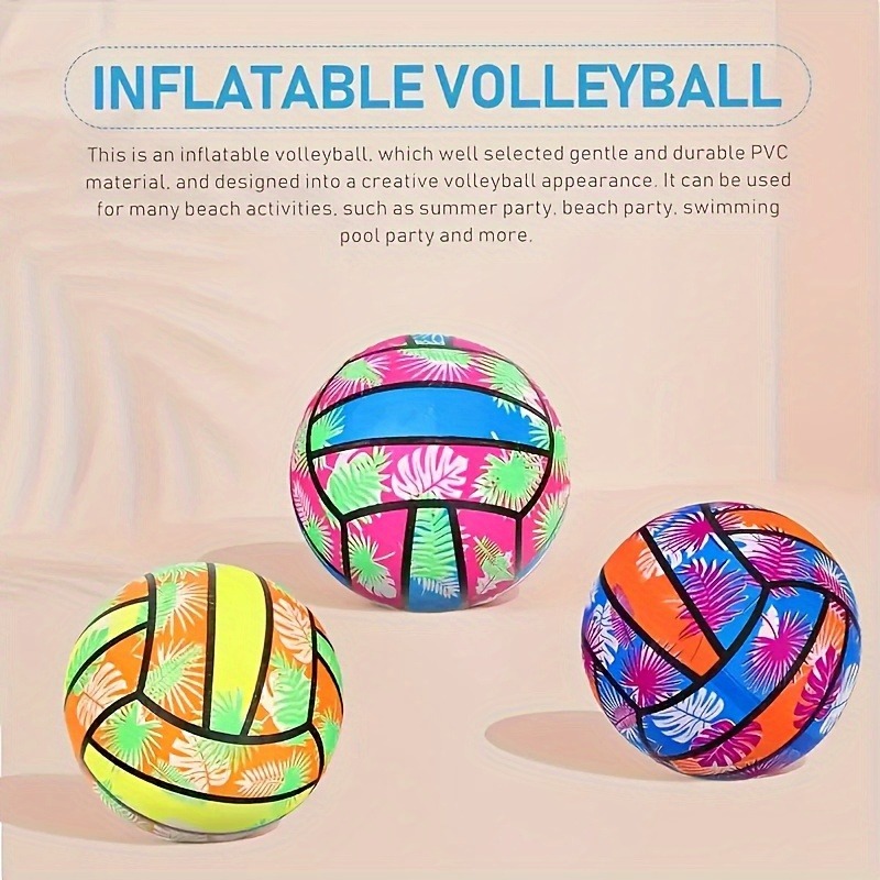 Kids Outdoor Volleyball - 4/2/1pcs Inflatable Beach Volleyballs 4pcs -