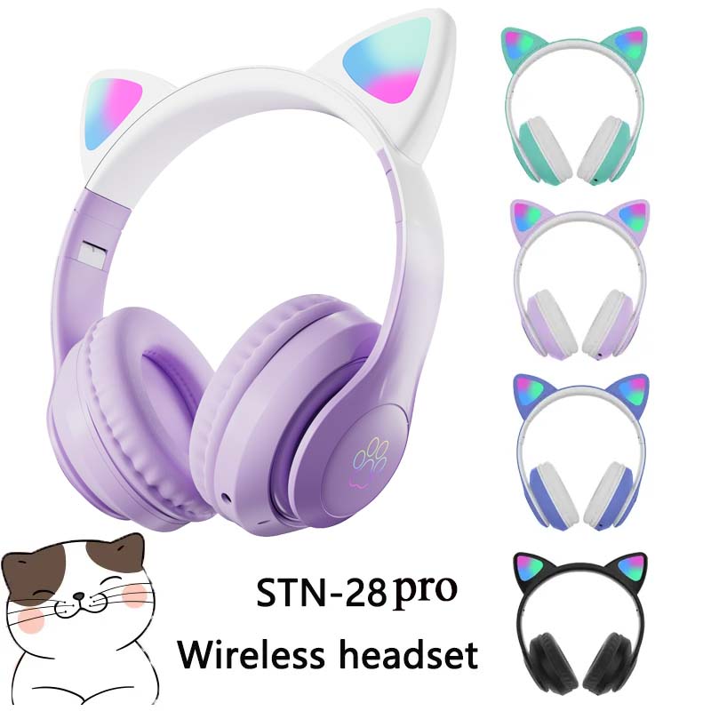 Newest STN-28 Wireless Headset - Kids Outdoor Videos recension och pris
