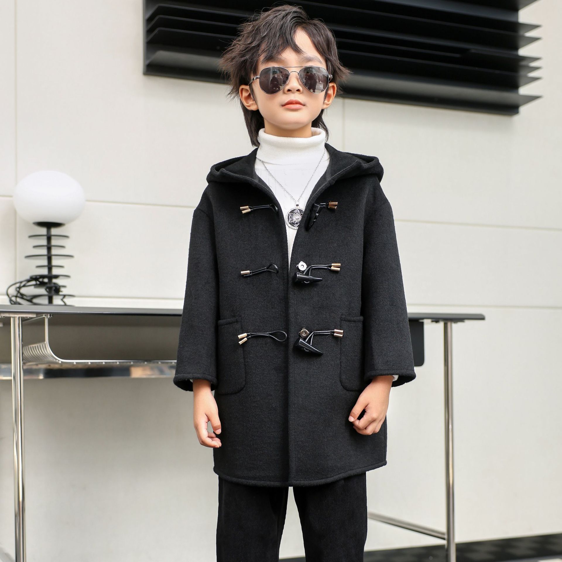 Children Winter Red Green Wool - Kids Outdoor Jacket recension och pris
