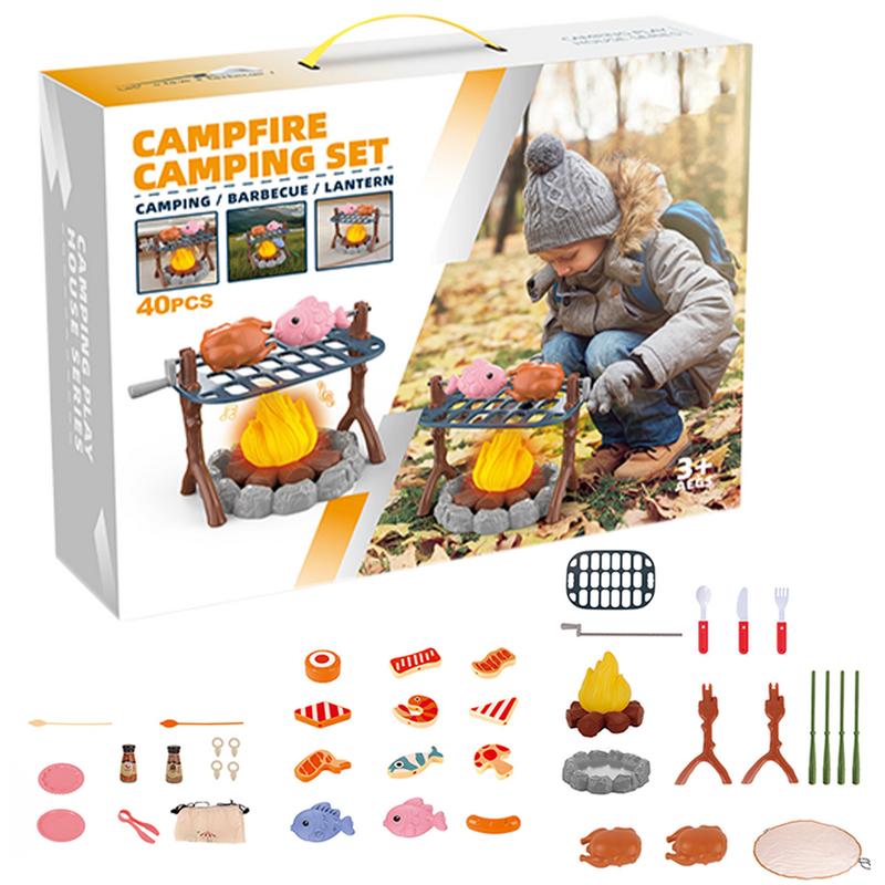 Kids Pretend Camping Set Mini  - Kids Outdoor Grill Set recension och pris