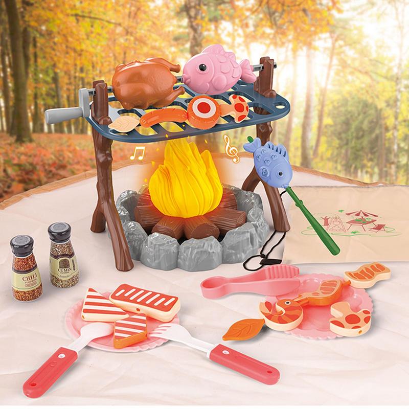Kids Pretend Camping Set Mini  - Kids Outdoor Grill Set recension och pris