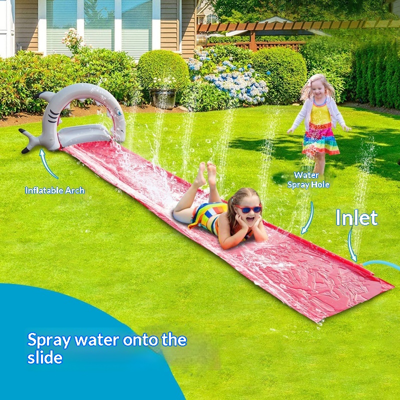 Inflatable Whale Water Slide S - Kids Outdoor Garden Toys recension och pris