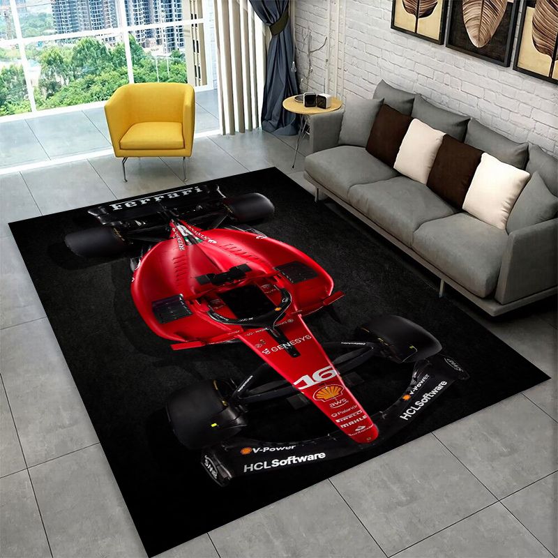 Retro F-Ferrarii Racing Car Mo - Kids Outdoor Flooring recension och pris