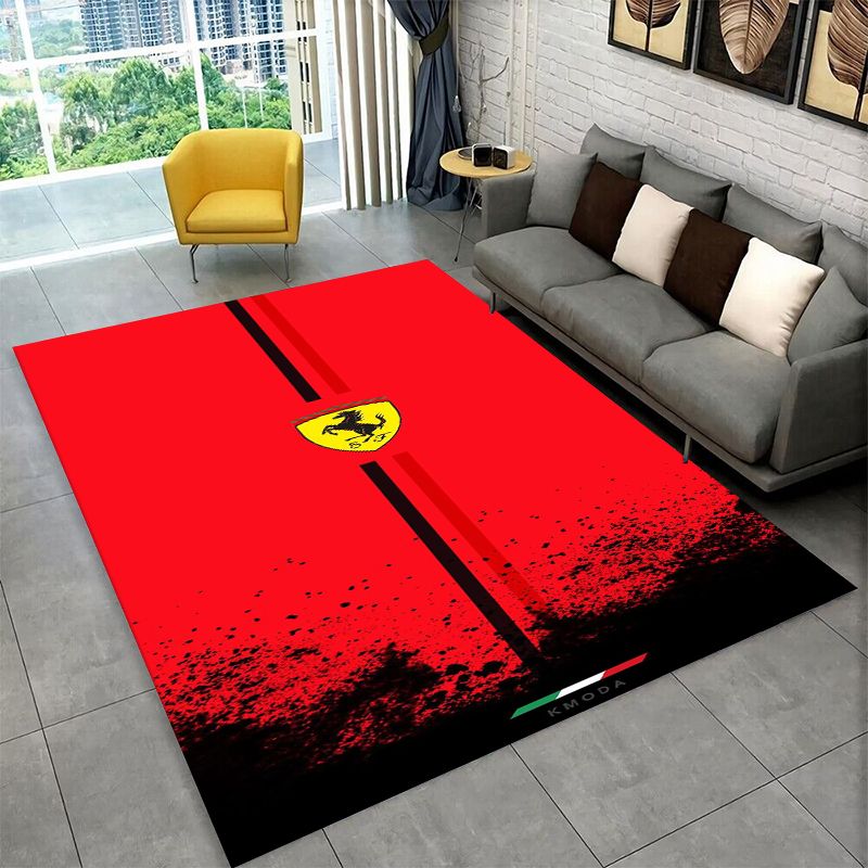 Retro F-Ferrarii Racing Car Mo - Kids Outdoor Flooring recension och pris