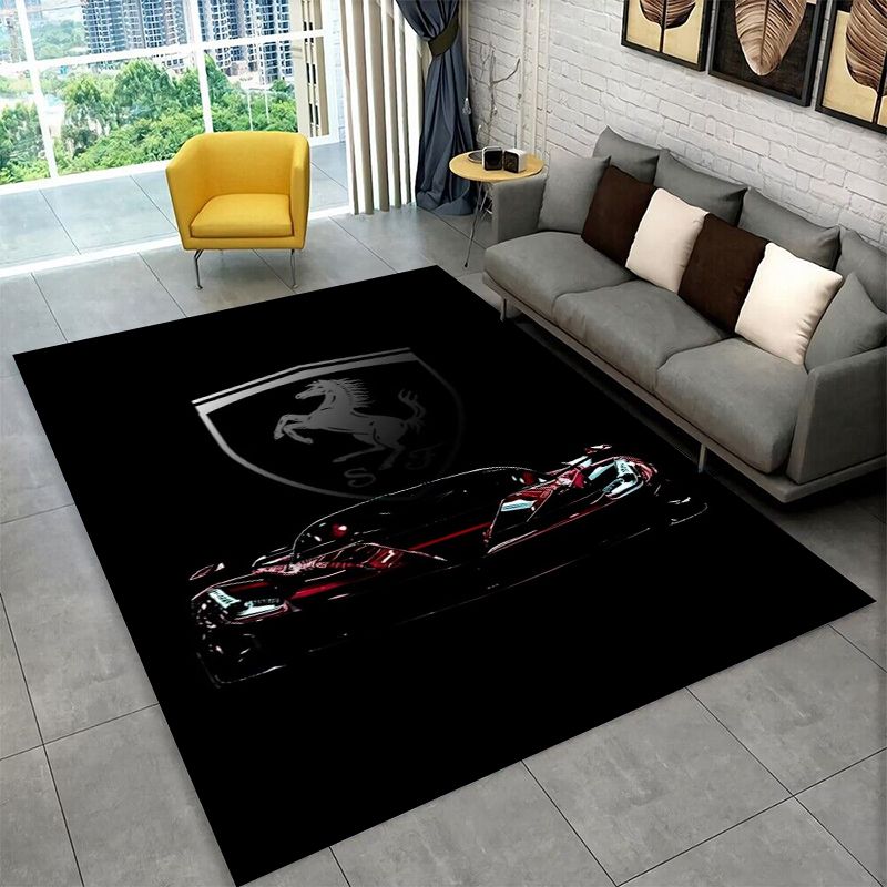Retro F-Ferrarii Racing Car Mo - Kids Outdoor Flooring recension och pris