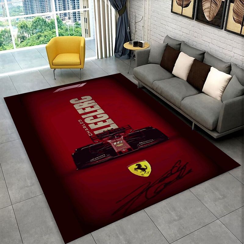 Retro F-Ferrarii Racing Car Mo - Kids Outdoor Flooring recension och pris