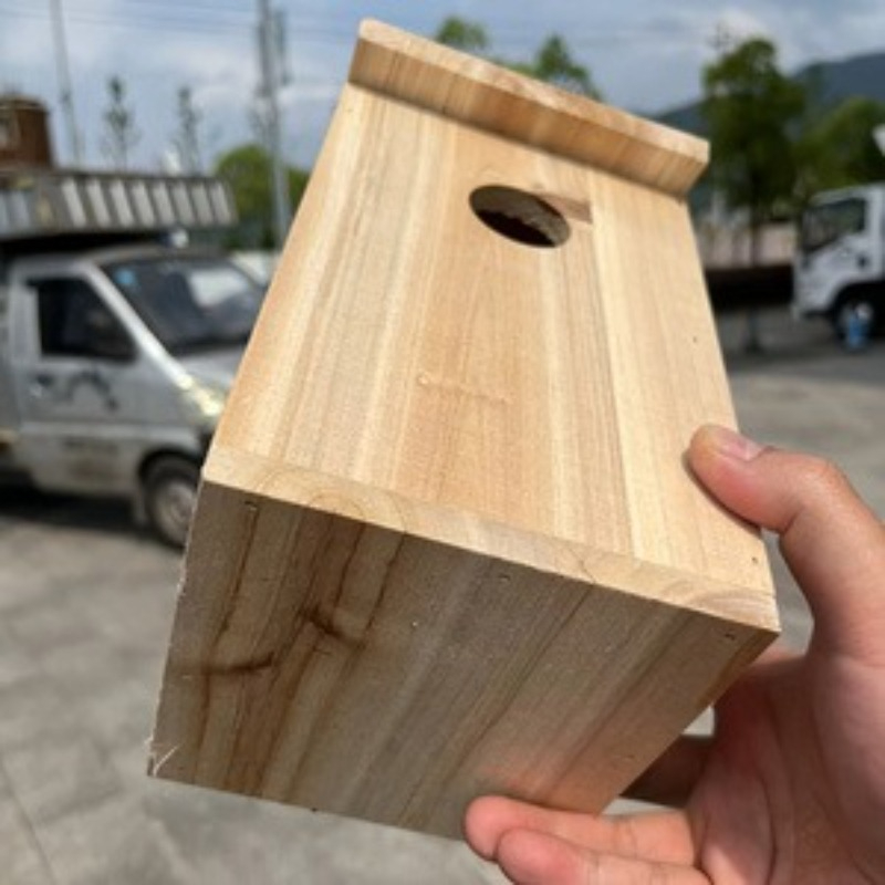 Outdoor Wooden Bird House Nest - Kids Outdoor Garden Toys recension och pris