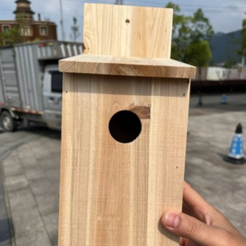 Outdoor Wooden Bird House Nest - Kids Outdoor Garden Toys recension och pris