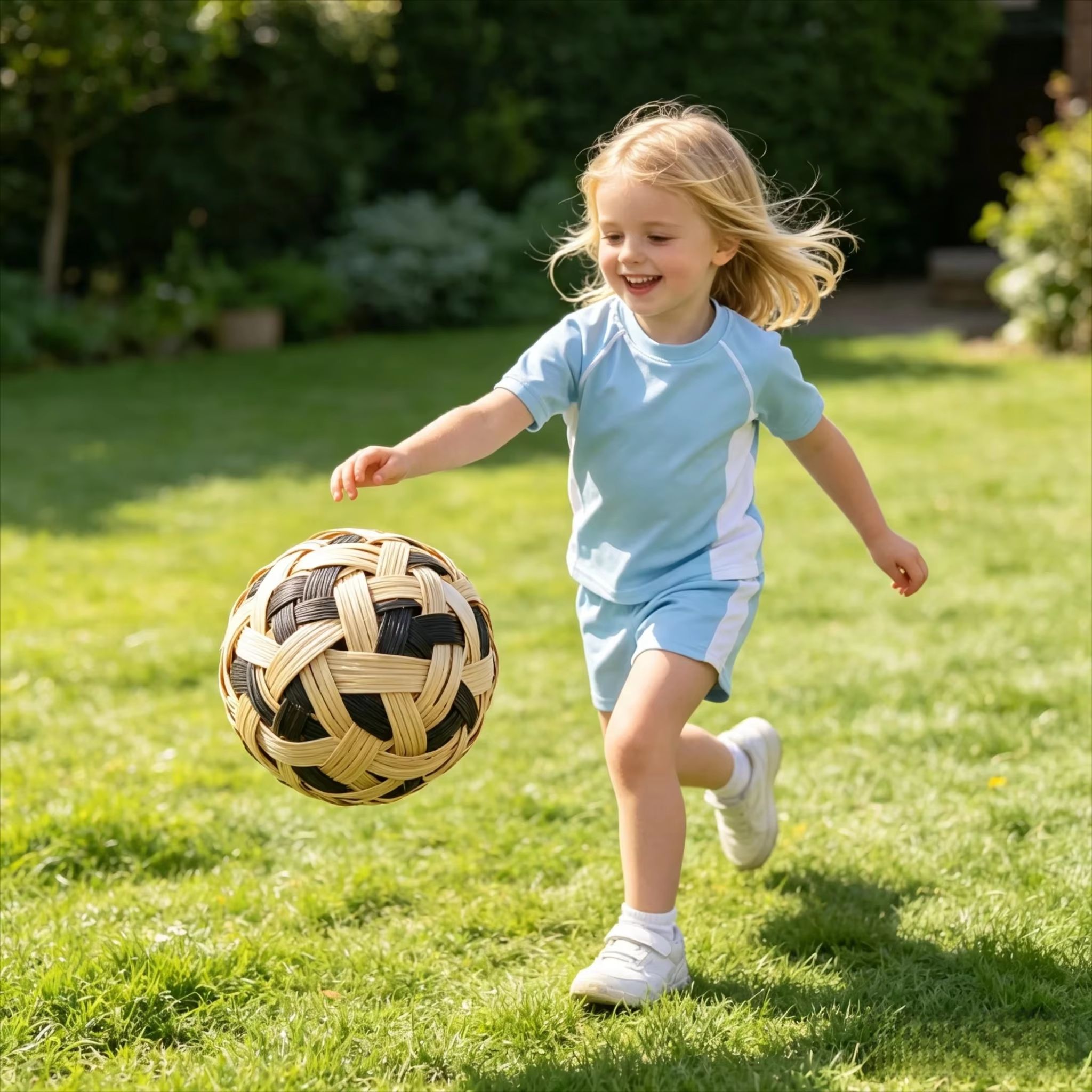 Kids Sepak Takraw Rattan Ball  - Kids Outdoor Games recension och pris