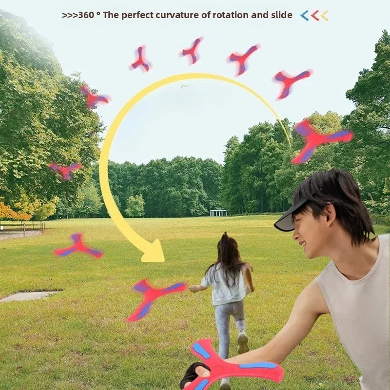 Soft Three-leaf Cross Boomeran - Kids Outdoor Volleyball recension och pris