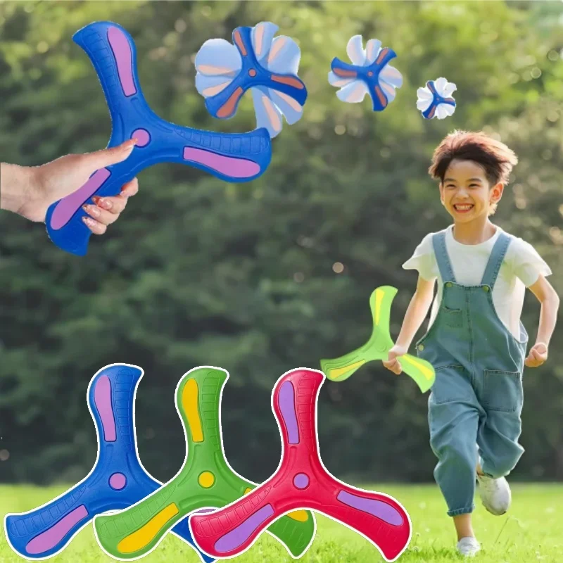Soft Three-leaf Cross Boomeran - Kids Outdoor Volleyball recension och pris