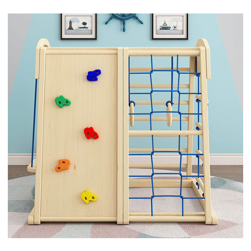 Indoor Outdoor Wooden Children - Kids Outdoor Gym Equipment recension och pris