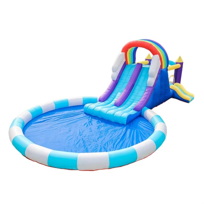 Giant Rainbow Inflatable Water - Kids Outdoor Water recension och pris