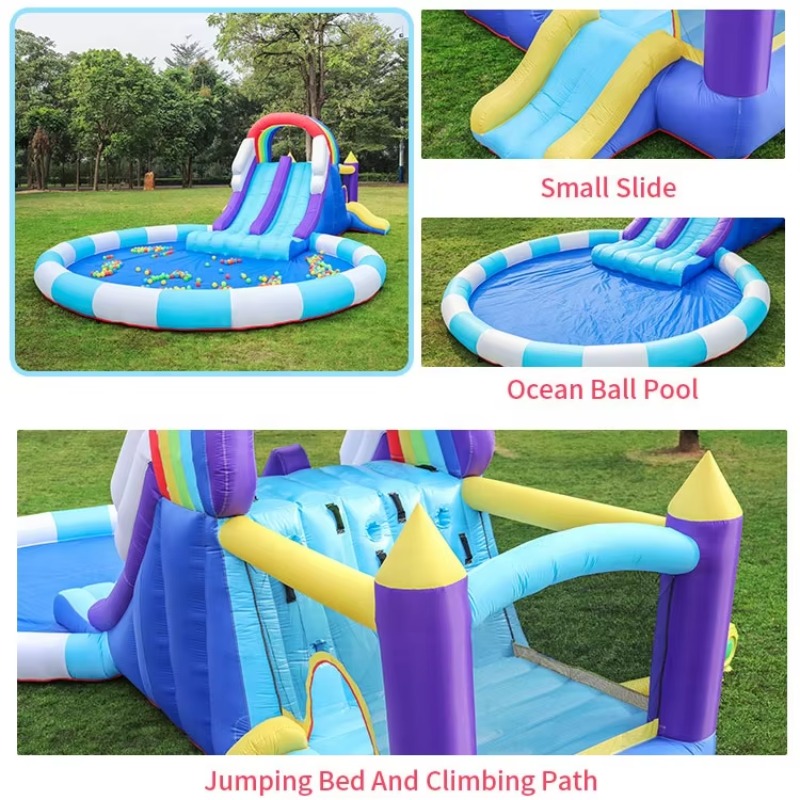 Giant Rainbow Inflatable Water - Kids Outdoor Water recension och pris