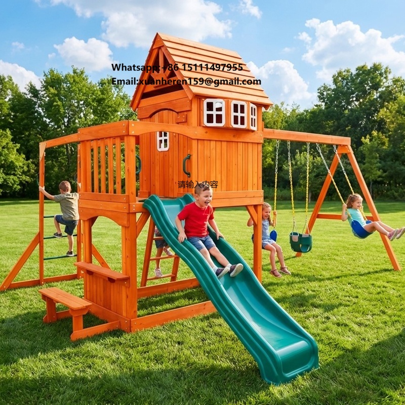Large Outdoor Amusement Equipm - Kids Outdoor Garden Toys recension och pris