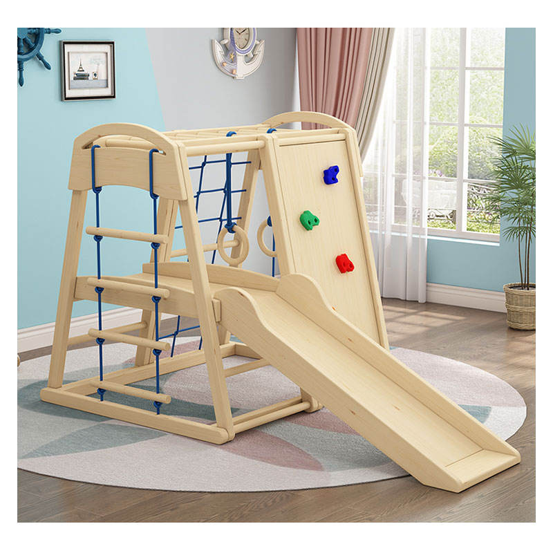 Indoor Outdoor Wooden Children - Kids Outdoor Gym Equipment recension och pris