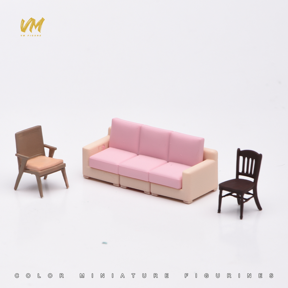 Painted Miniature Model 1/87 1 - Kids Outdoor Table And Chair Set recension och pris