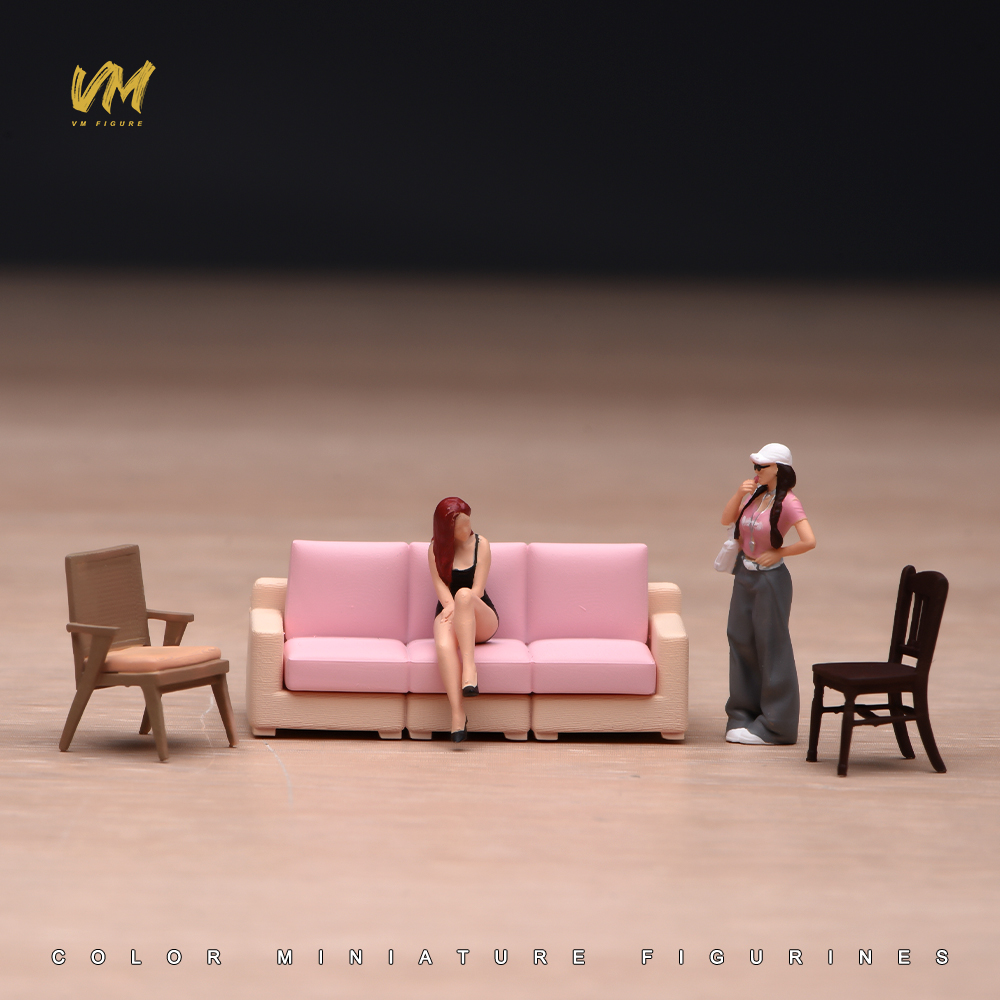 Painted Miniature Model 1/87 1 - Kids Outdoor Table And Chair Set recension och pris