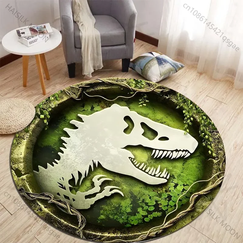 HD 3D Dinosaur Print Round Rug - Kids Outdoor Flooring recension och pris