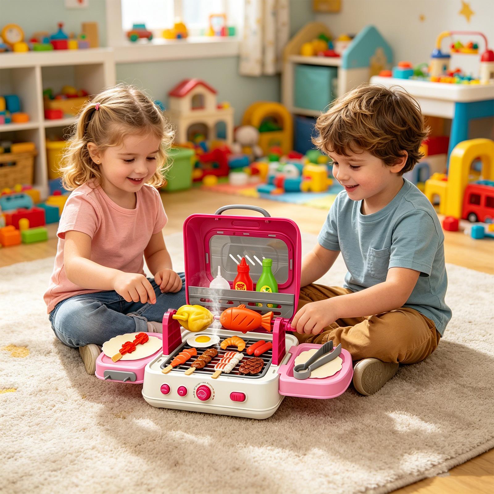 Kids Outdoor Grill Playset Int - Kids Outdoor Grill Set recension och pris