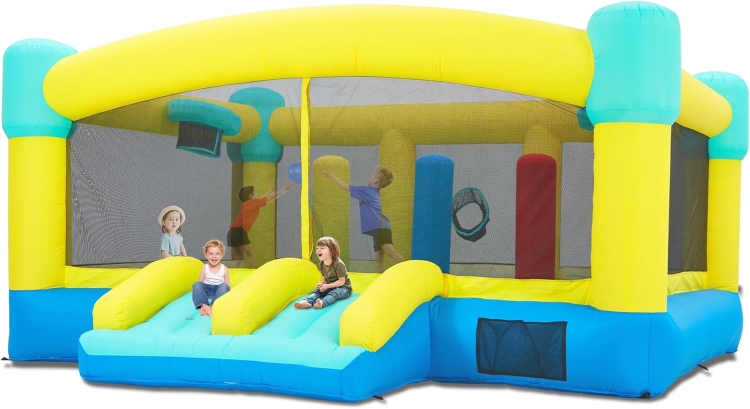 Big Bounce House,15 x 14.8 FT  - Kids Outdoor House With Slide recension och pris