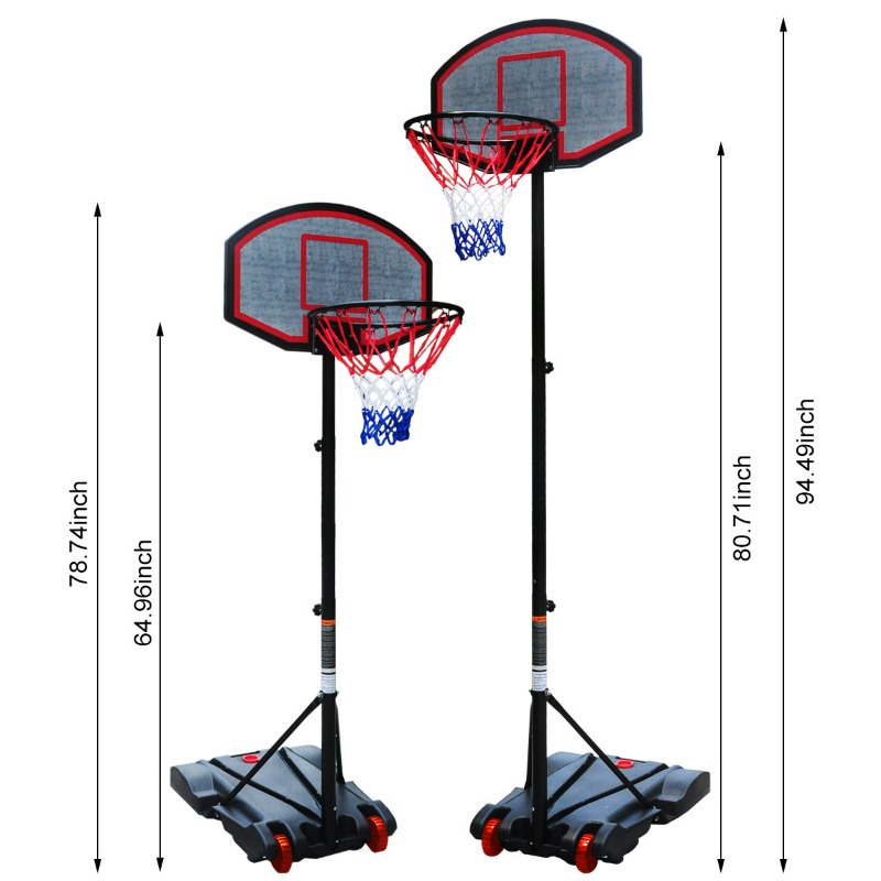 Outdoor and Indoor Portable Ba - Basketball Hoop Outdoor recension och pris