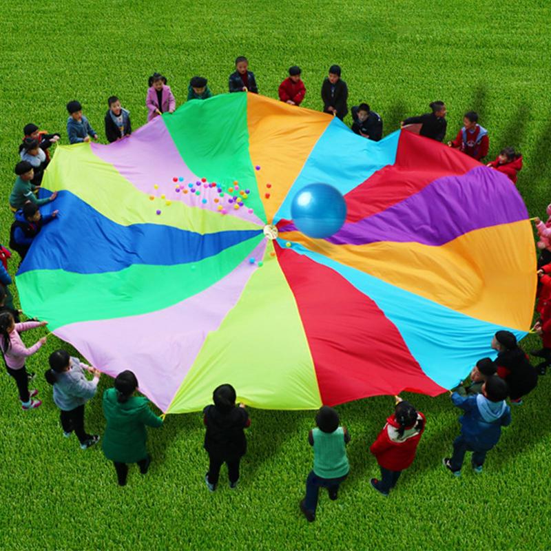 Rainbow Parachute For Kids Spo - Kids Outdoor Umbrella recension och pris