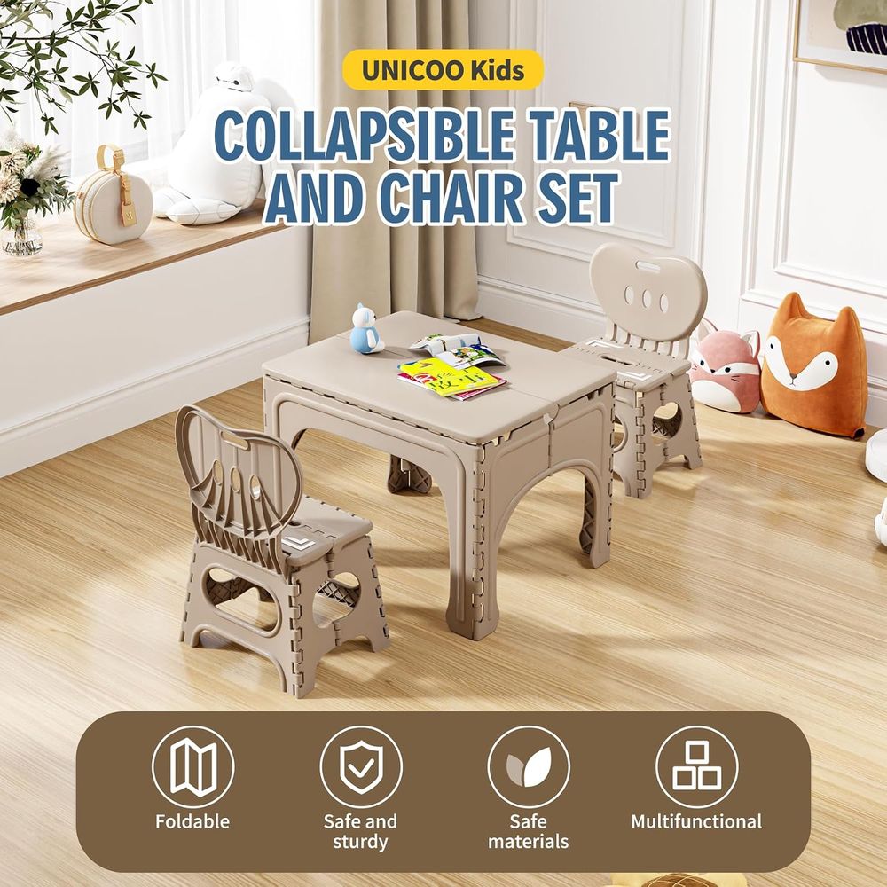 Kids Folding Table and Chairs  - Kids Outdoor Table And Chair Set recension och pris