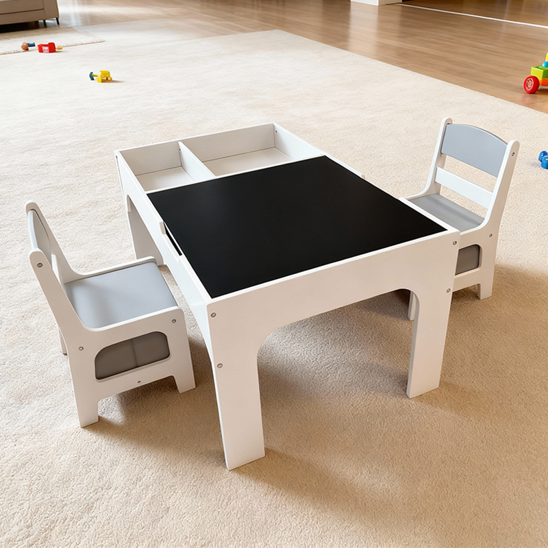 Modern Wooden Kids Table and C - Kids Outdoor Table And Chair Set recension och pris