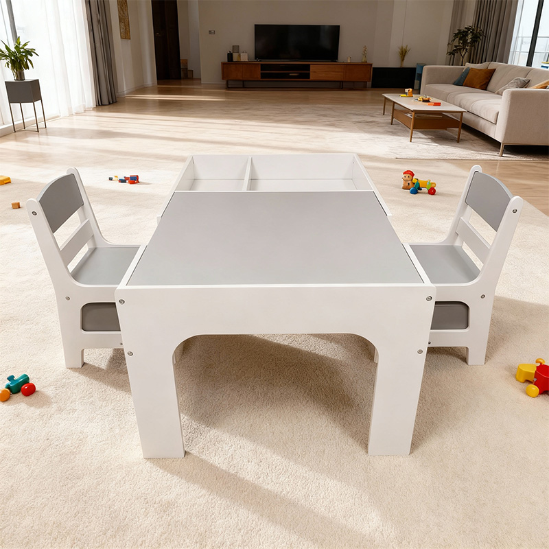 Modern Wooden Kids Table and C - Kids Outdoor Table And Chair Set recension och pris