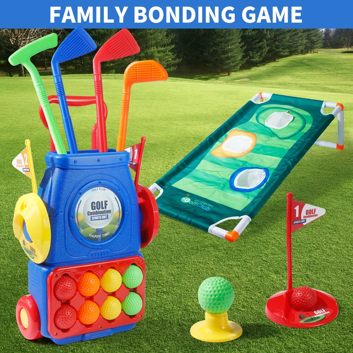 MQUDUO Kids Golf Putting Game  - Kids Indoor Outdoor Cart recension och pris