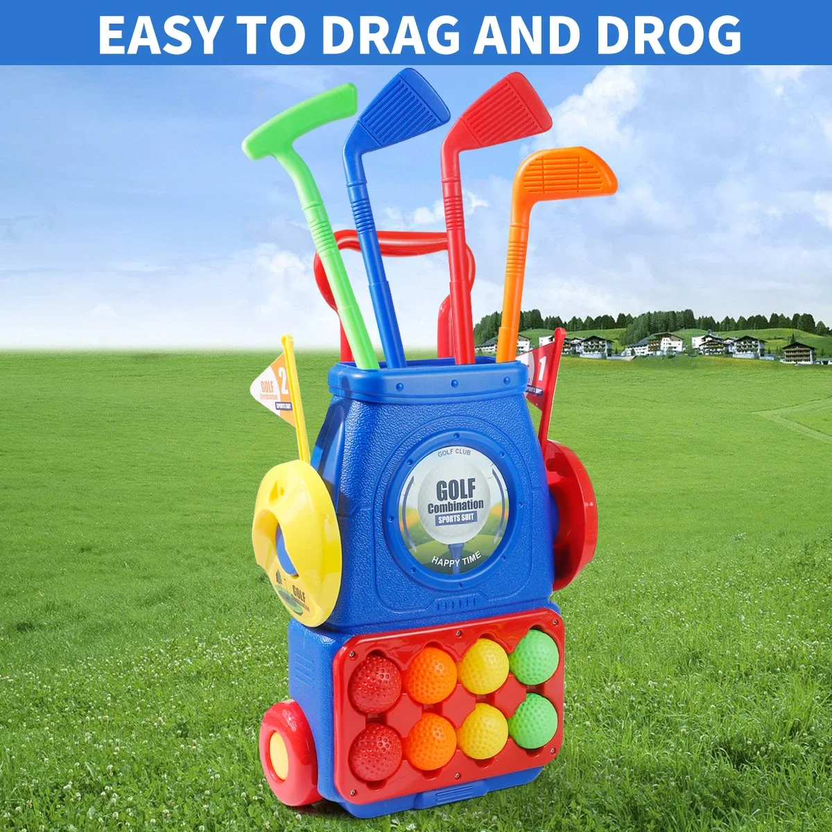 MQUDUO Kids Golf Putting Game  - Kids Indoor Outdoor Cart recension och pris