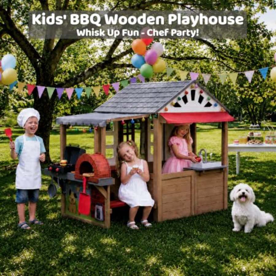 Outdoor Playhouse For Kids Age - Kids Outdoor Grill Set recension och pris