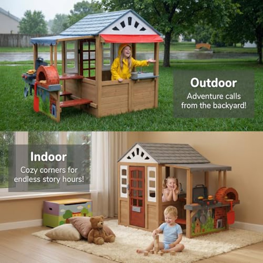 Outdoor Playhouse For Kids Age - Kids Outdoor Grill Set recension och pris