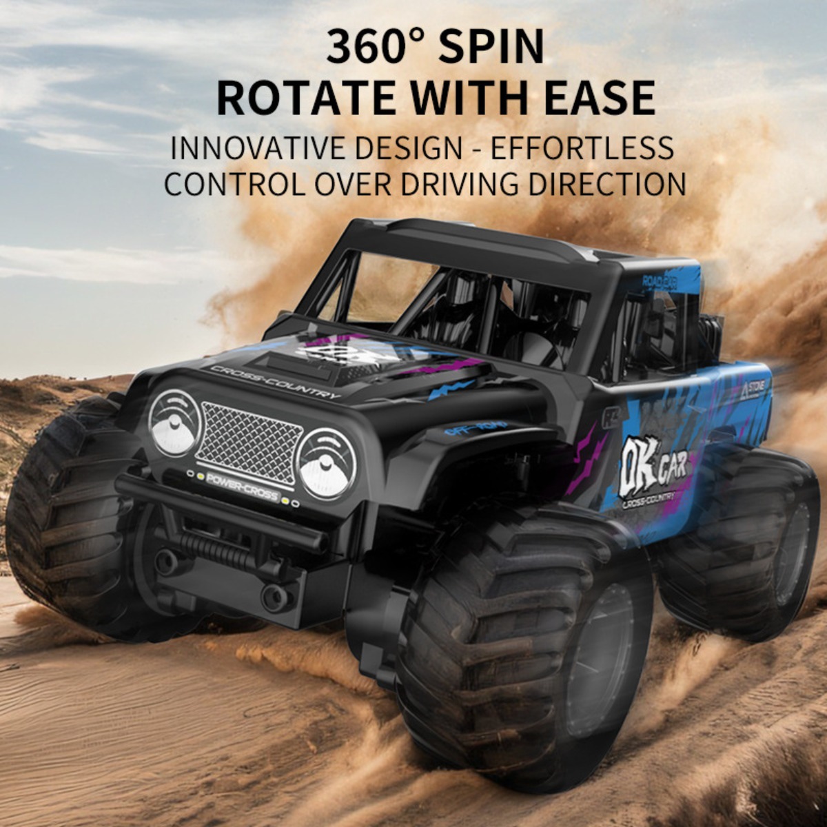 Amphibious RC Car 4WD Off-Road - Kids Outdoor Electric Car recension och pris