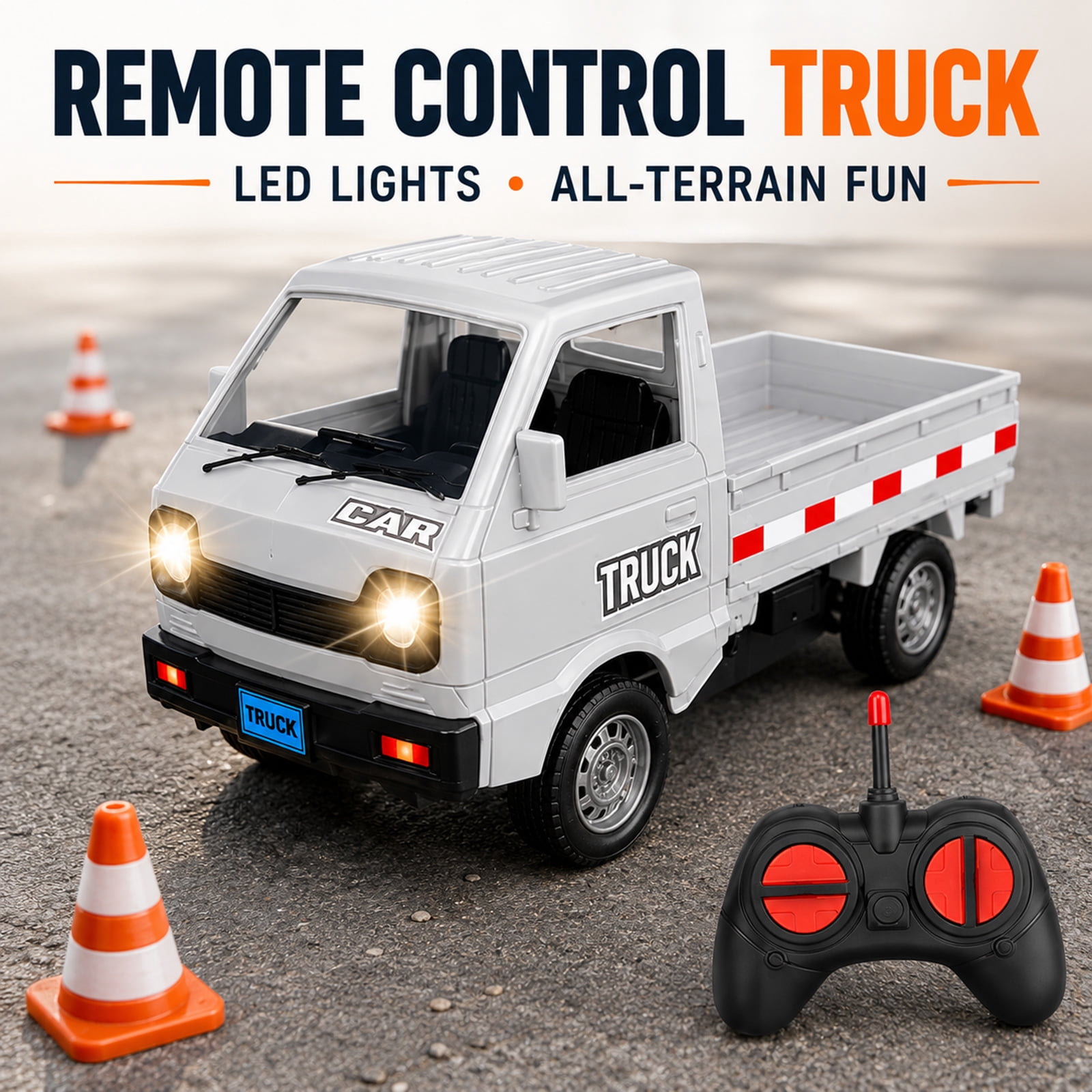 RC Pickup Truck Toy Remote Con - Kids Outdoor Electric Car recension och pris