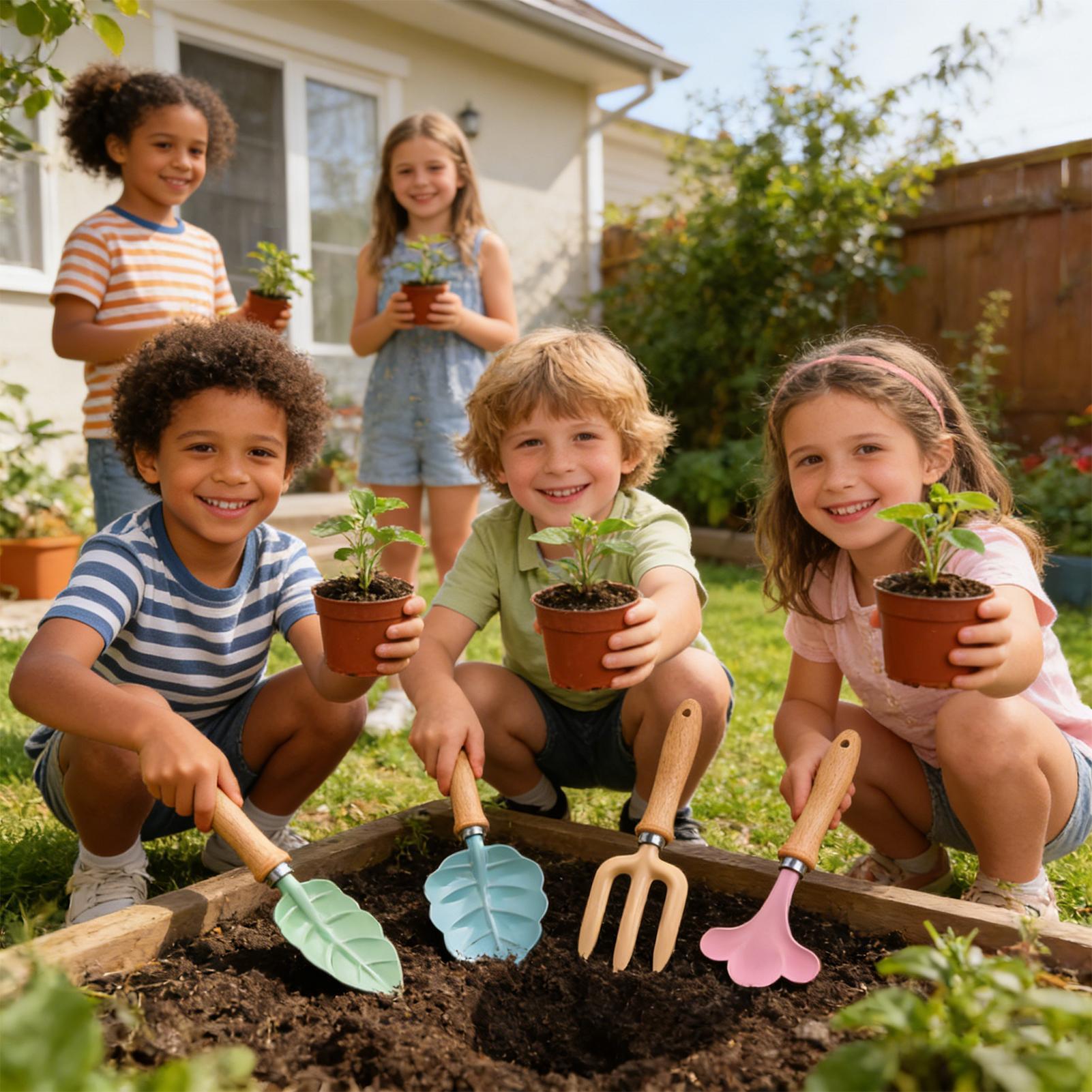 Kids Gardening Set 4 Piece Lea - Kids Outdoor Garden Toys recension och pris