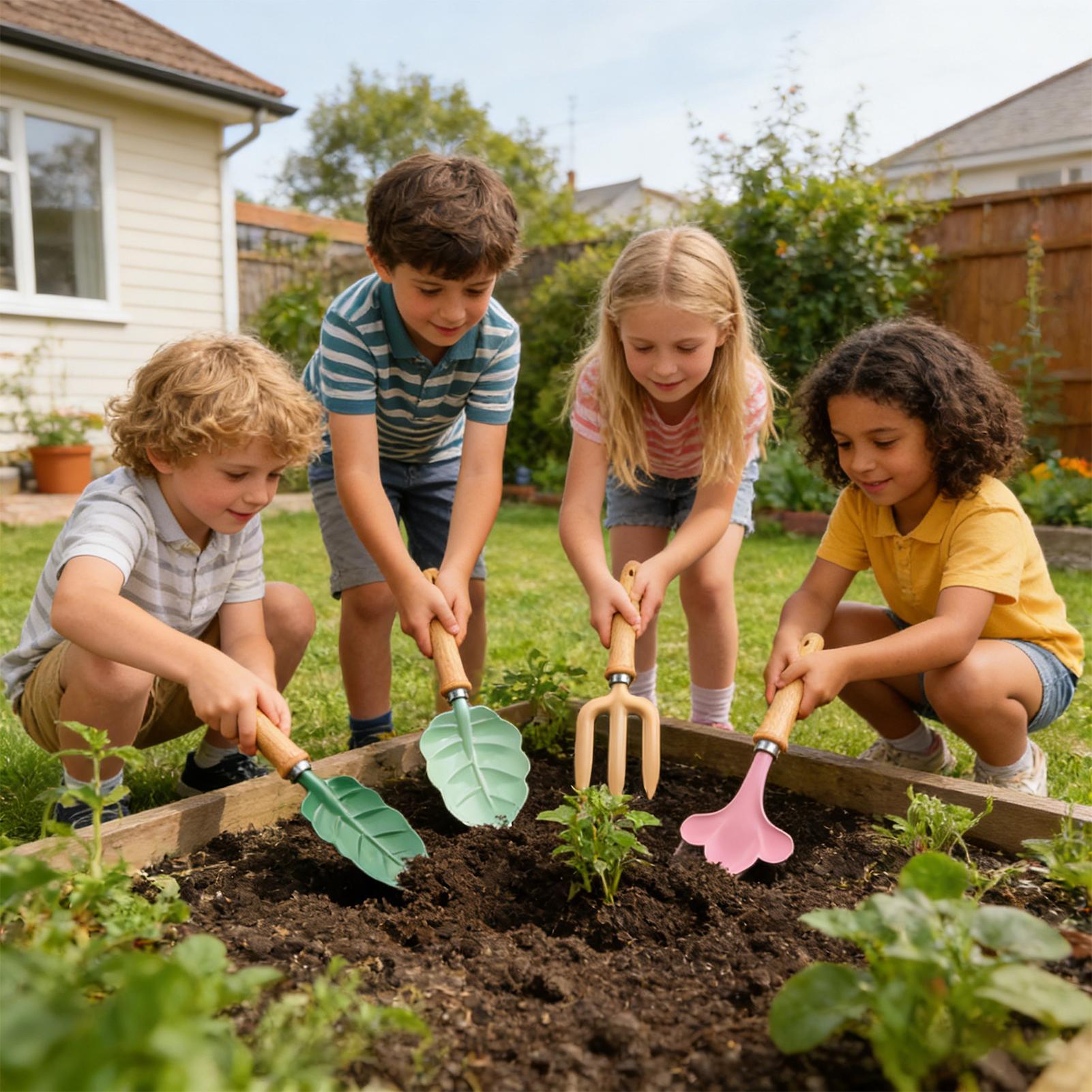 Kids Gardening Set 4 Piece Lea - Kids Outdoor Garden Toys recension och pris