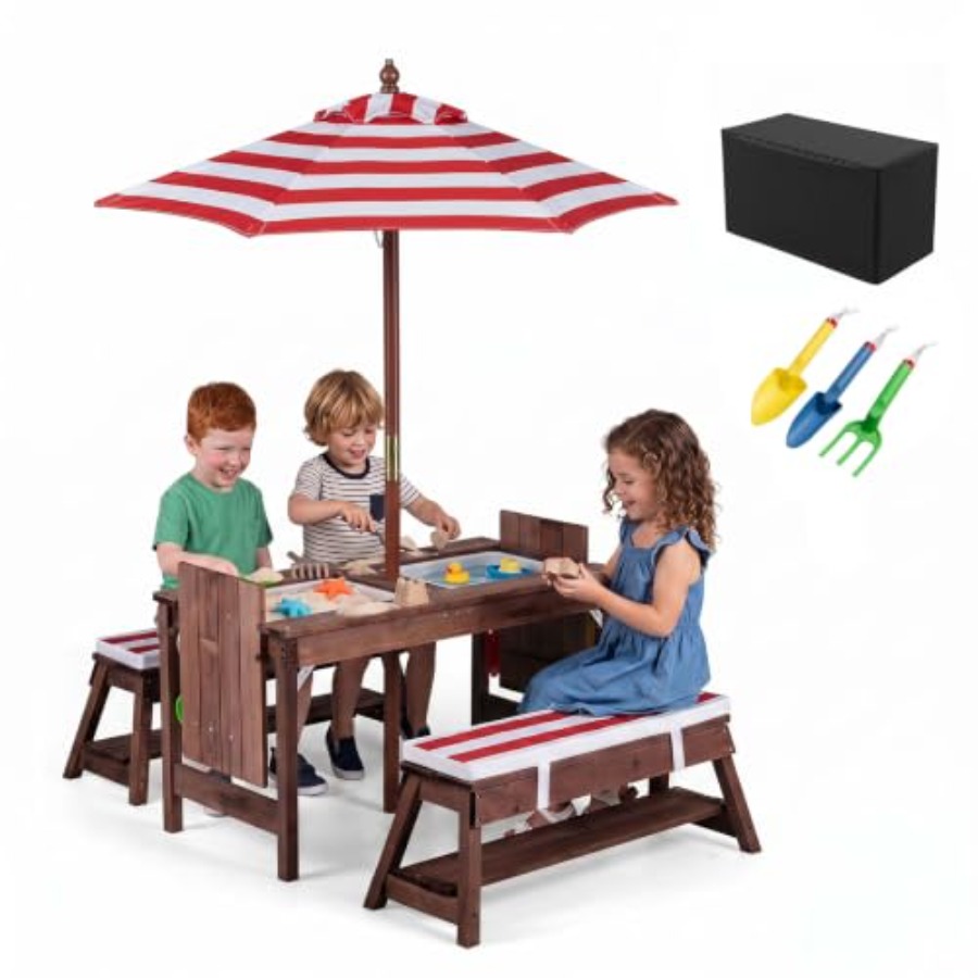 Outdoor kids picnic table for  - Kids Outdoor Umbrella recension och pris