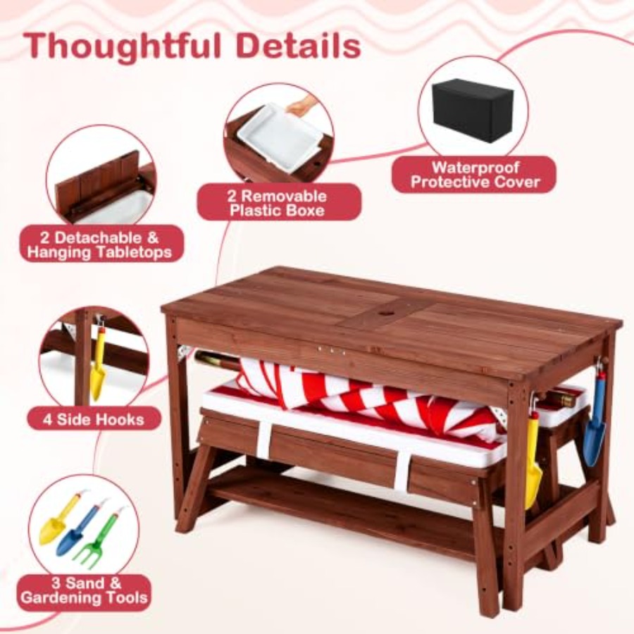 Outdoor kids picnic table for  - Kids Outdoor Umbrella recension och pris