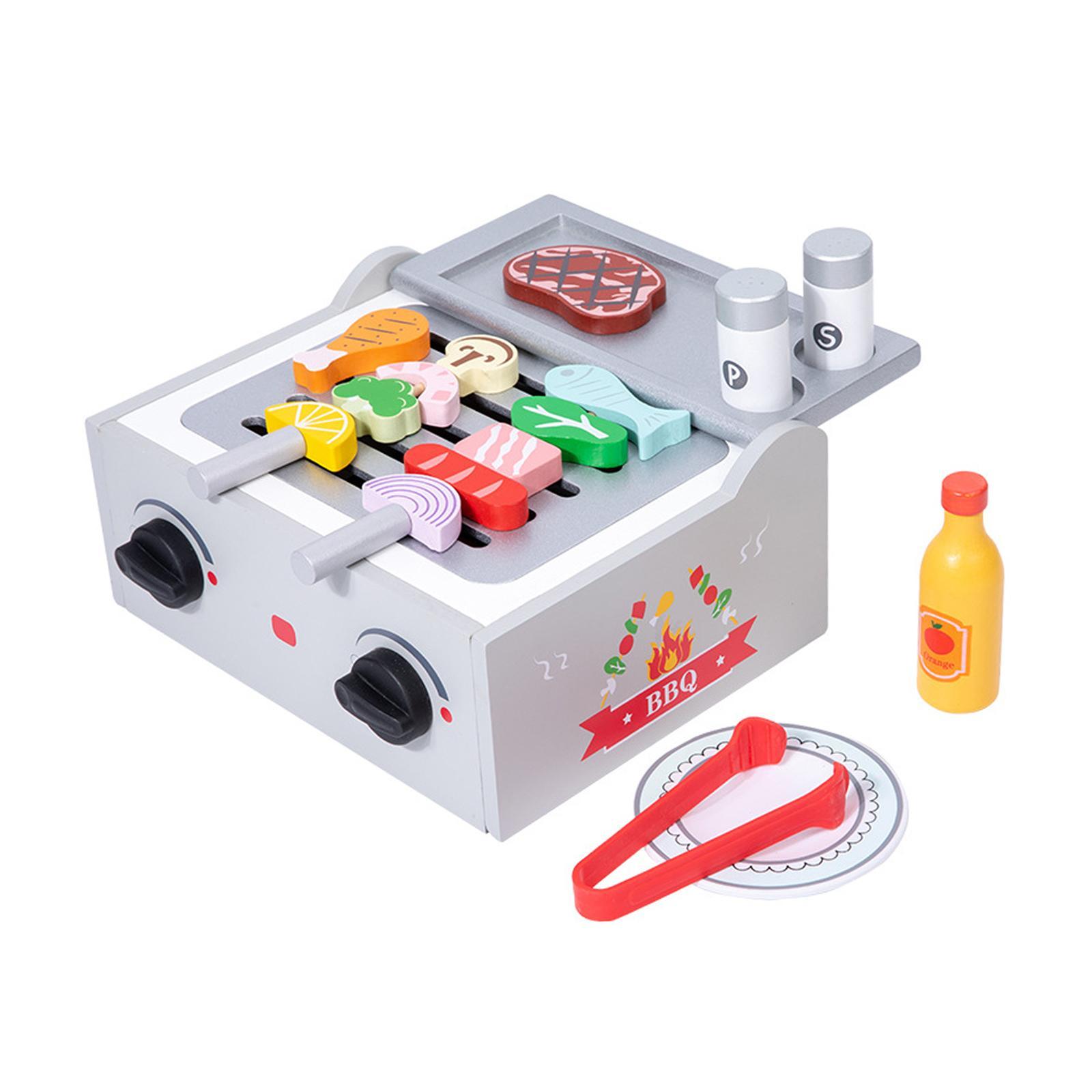 Kids Wooden Barbecue Playset - - Kids Outdoor Grill Set recension och pris