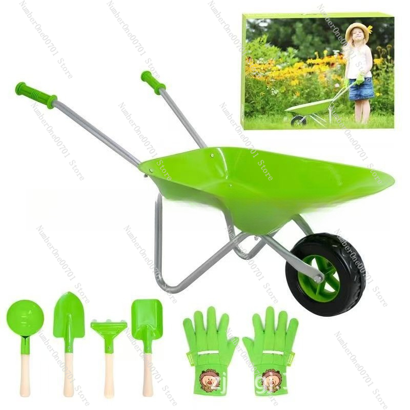 Kids Outdoor Wheelbarrow, Gree - Kids Outdoor Garden Toys recension och pris