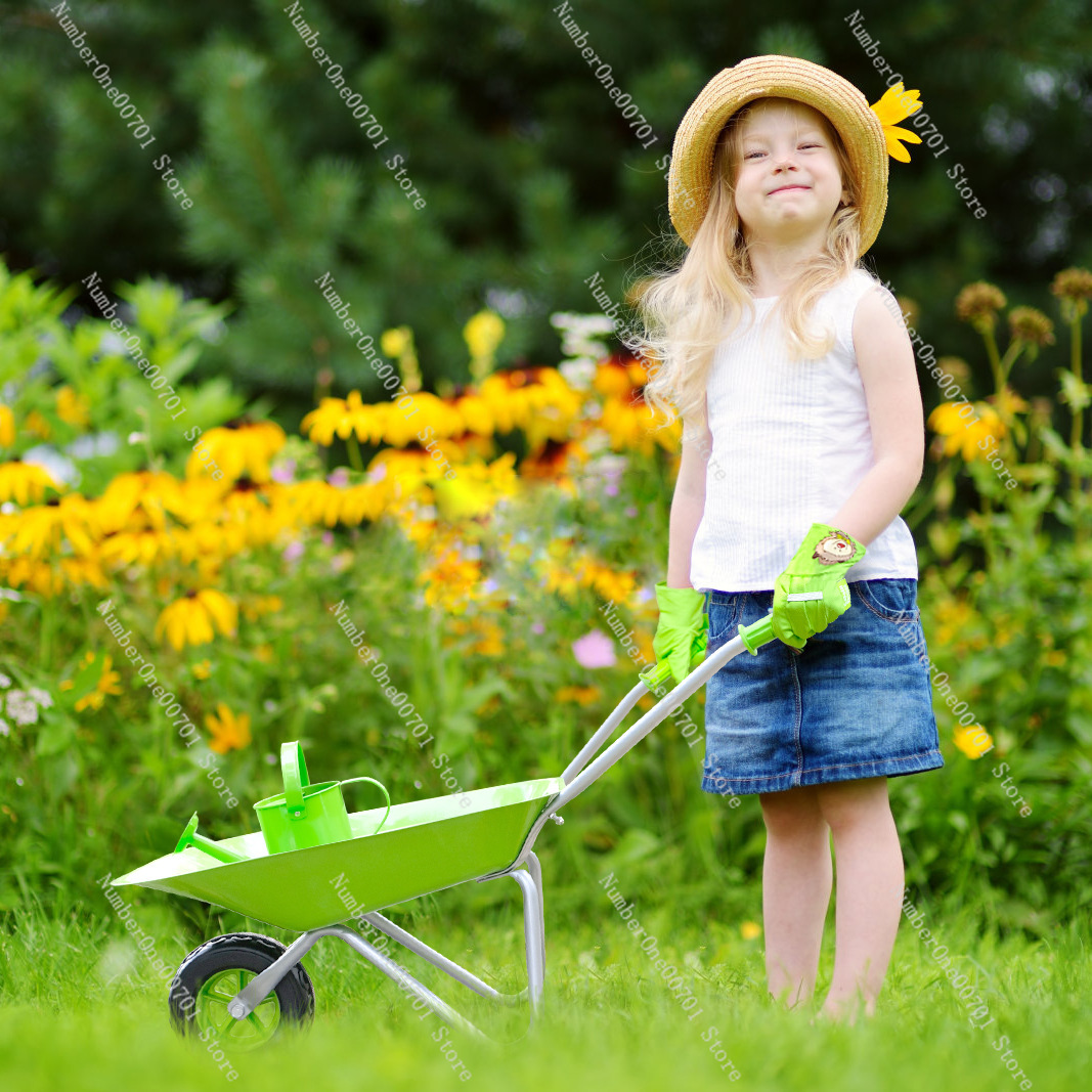 Kids Outdoor Wheelbarrow, Gree - Kids Outdoor Garden Toys recension och pris